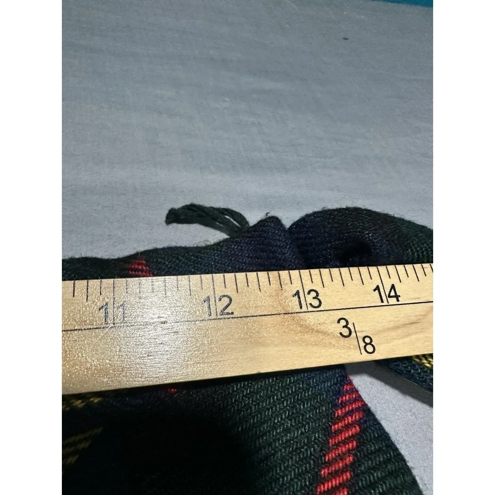 VTG Wool Tartan Plaid Maxi Skirt XS/S
